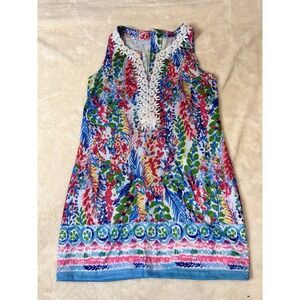 Boho Lace Trim Tank S Vibrant Print Festival Style Zipper Back